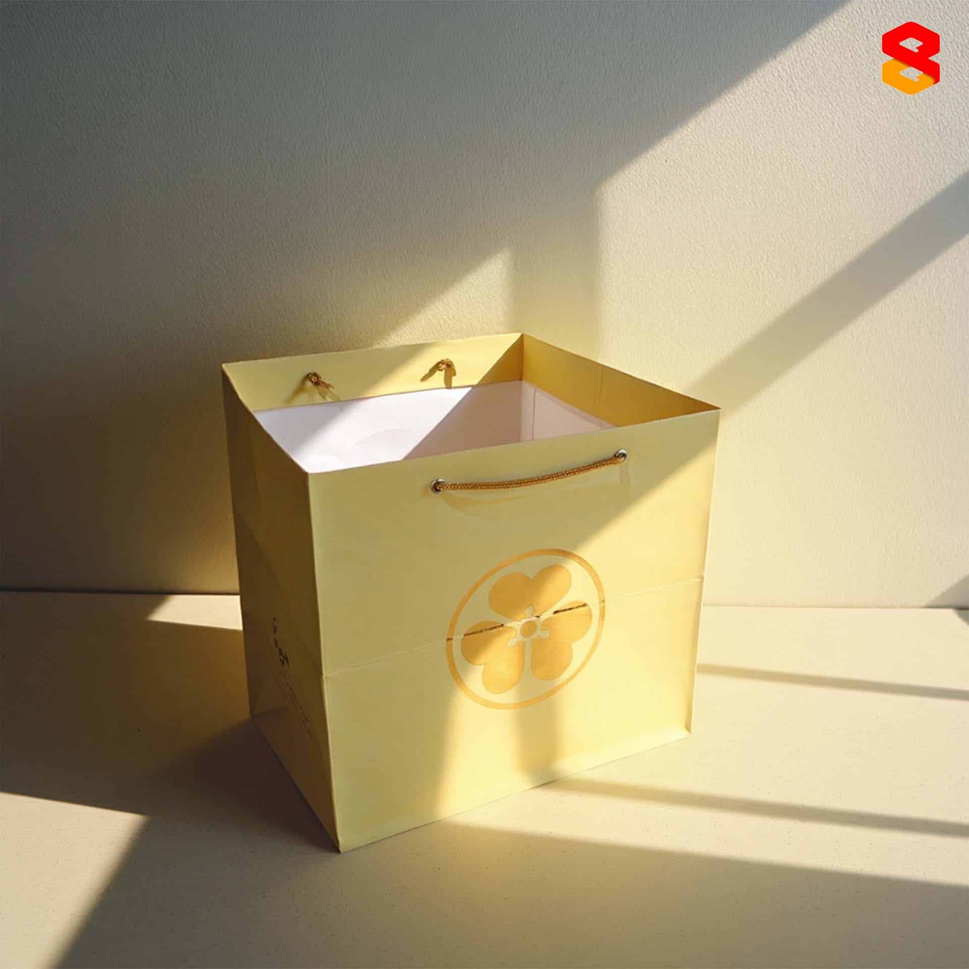 paper bag yellow 001a